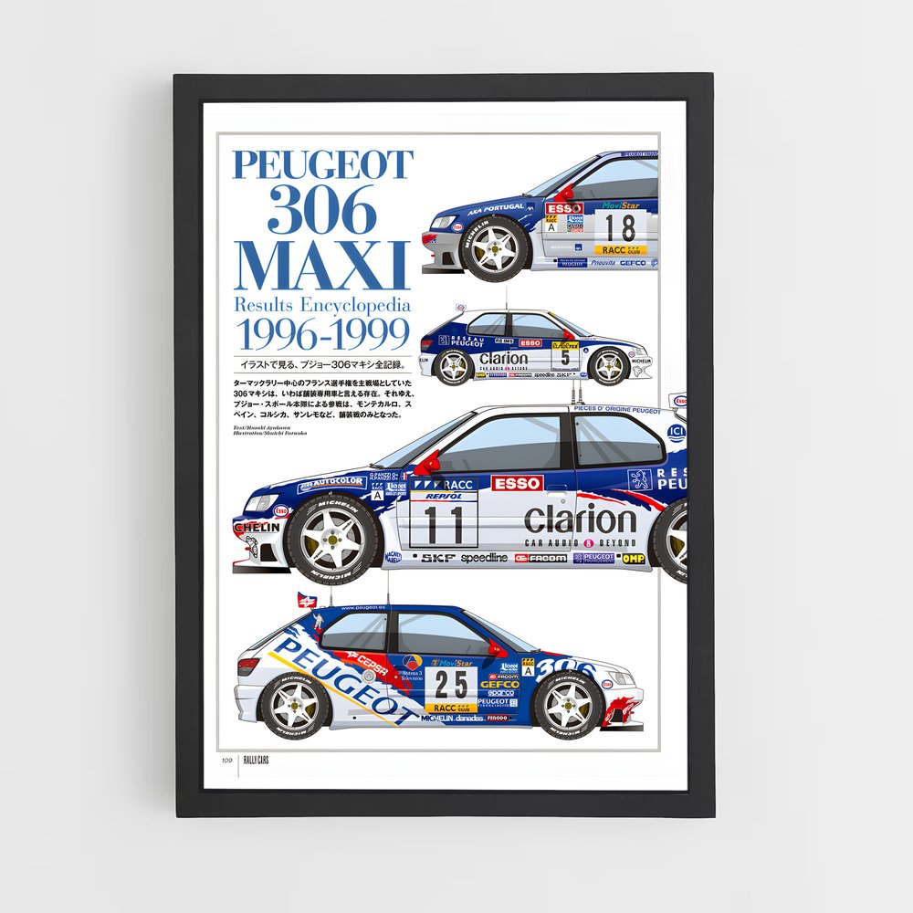 Poster Peugeot 80 Rallye (vue 2)